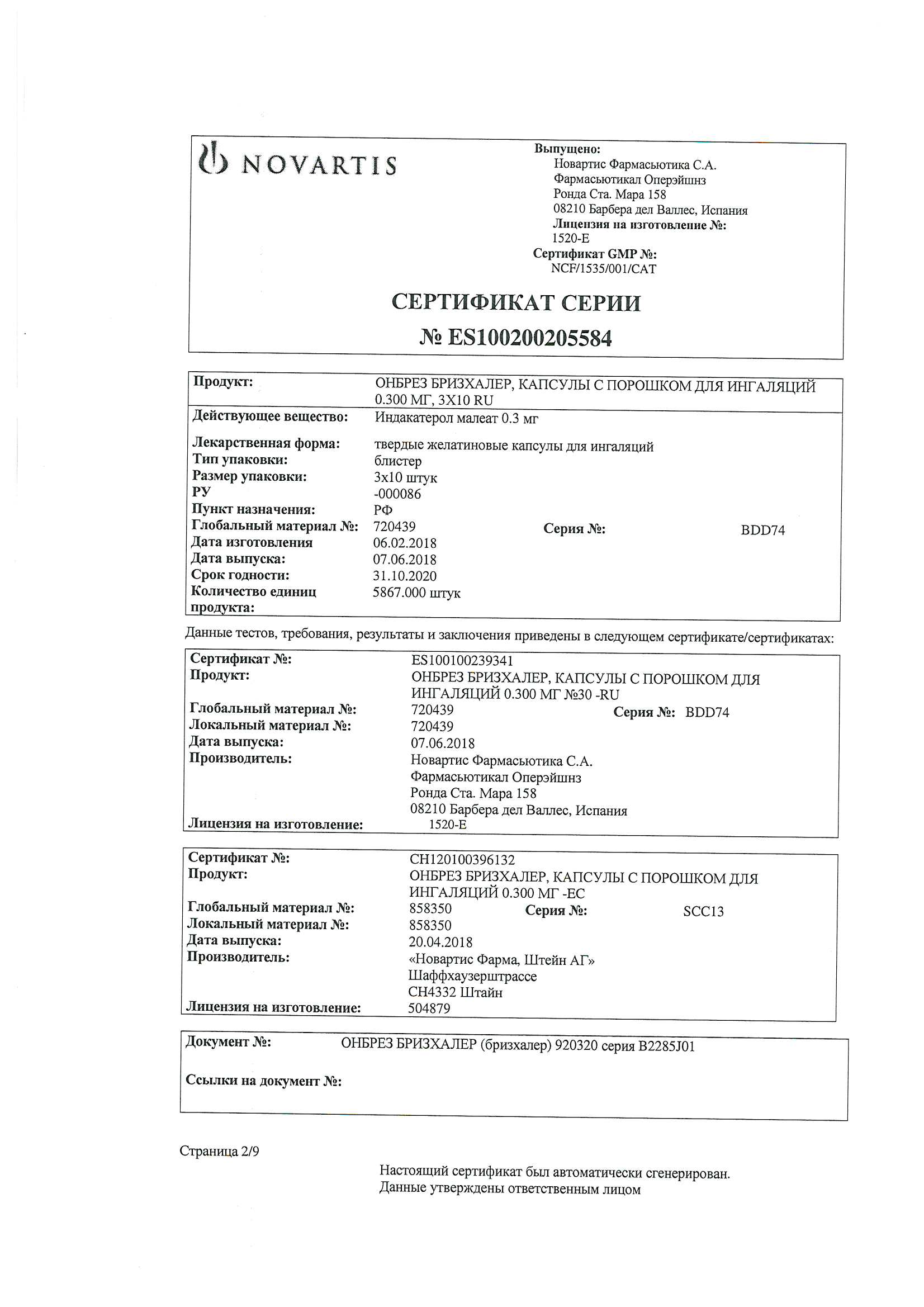 Онбрез бризхалер - инструкция по применению, цена, аналоги, дозировка для взрослых и детей